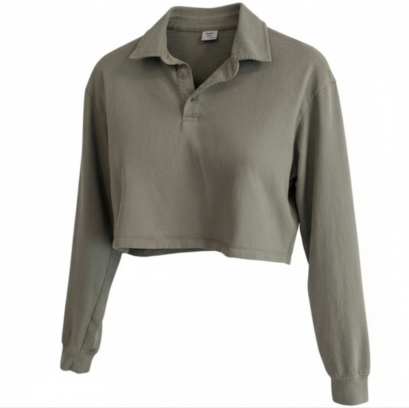 Sunday Best Tops - Sunday Best Roland Green Long Sleeve Polo